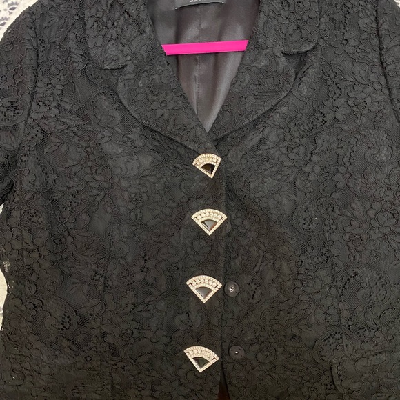 Dolce and Gabbana  Lace Blazer size Large Black - Picture 4 of 4
